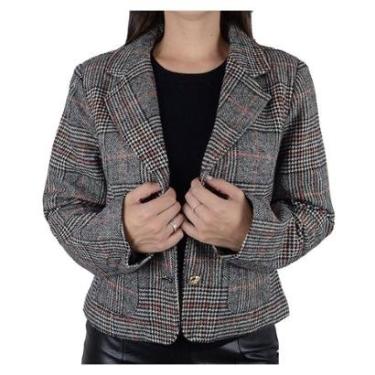 Imagem de Casaco Feminino Facinelli By Mooncity Cropped Cinza - 610270-Feminino