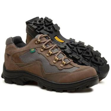 Imagem de Bota Adventure Cano Baixo Tamanduaí Cinza - Boots Oficiais De Richard 