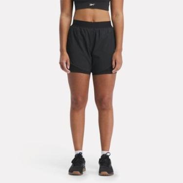Imagem de Short Reebok Running 2N1 Feminino-Feminino