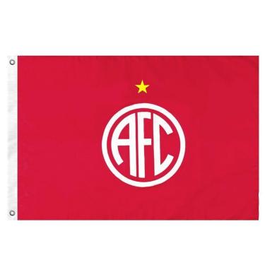 Imagem de Bandeira Oficial do América RJ 96 x 68 cm - 1 1/2 pano-Unissex