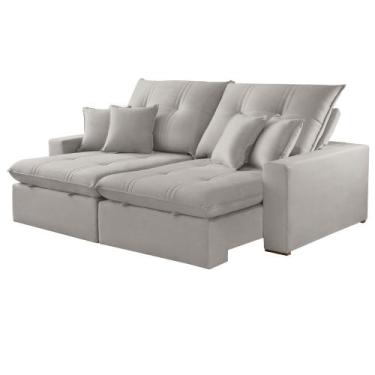 Imagem de Sofá Retrátil e Reclinável Império 210cm Braço 25cm Meu Sofá Online, A