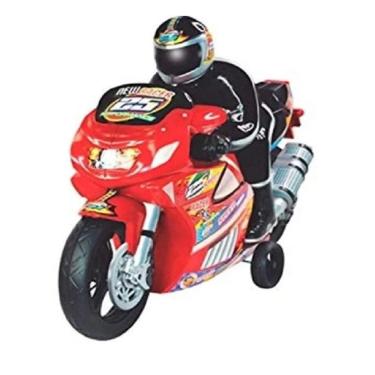 Imagem de Moto Racer Vermelha - movida a fricção com som de motor