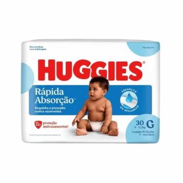 Imagem de Fralda huggies rápida absorção g 9 a 12,5 kg pacote econômico