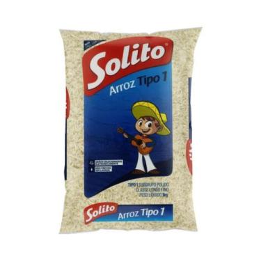 Imagem de Arroz Polido Tipo 1 Solito Pacote 5kg