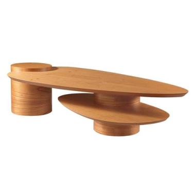 Imagem de Mesa de Centro para Sala de Estar Pétala 100% MDF - Josandro