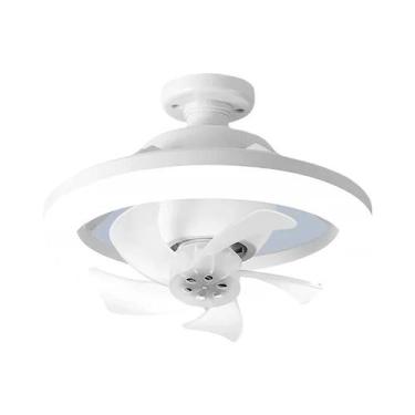 Imagem de Ventilador De Teto LED Com Base E27, Controle Remoto De 3 Velocidades 