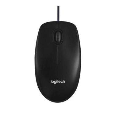 Imagem de Mouse Logitech M90 Usb 1000 dpi Ambidestro Preto 910-007599