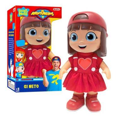 Imagem de Boneca Aventureira Vermelha Luccas Neto Netolandia Gi - Novabrink Indu