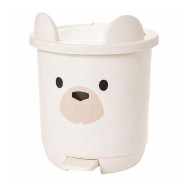 Imagem de Lixeira 6,5 Litros Ludica Com Pedal De Banheiro Quarto Infantil Crianç