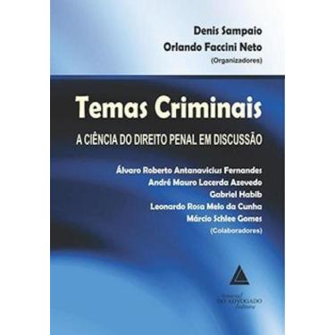Imagem de Temas criminais: A ciência do direito penal em discussão - LIVRARIA DO