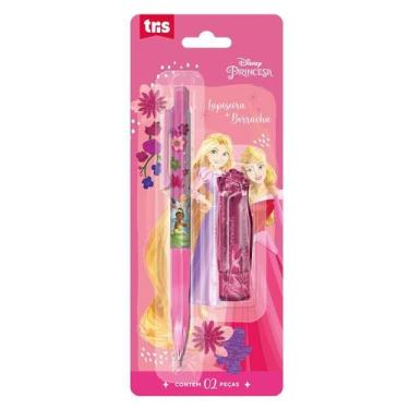 Imagem de Kit borracha batom e lapiseira 0,7 mm princesa - Tris, Roxo
