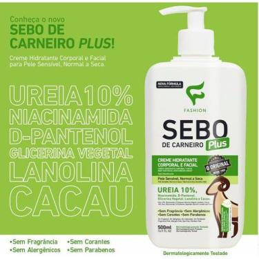 Imagem de Creme Hidratante Fashion Sebo De Carneiro Plus 500ml