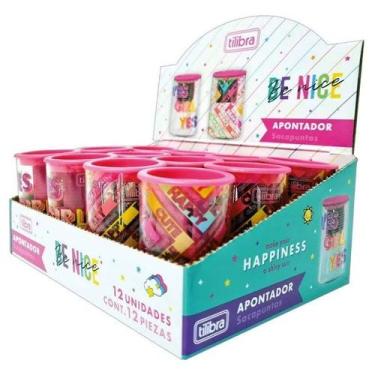 Imagem de Apontador plastico duplo tilibra - be nice sortido - cx c/12