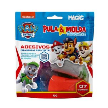 Imagem de Massinha MAGIC KIDS Patrulha Canina 7 Cores 70g