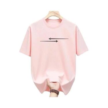 Imagem de Camisetas Masculinas De Algodão, Casuais, De Verão, Com Estampa Fashio