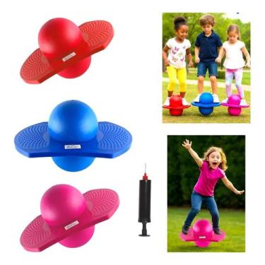 Imagem de Pogobol Bola Equilibrio Inflavel Saltitante Criança Vermelho