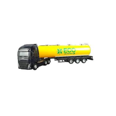 Imagem de Caminhão Volvo Tanque 1:64 Welly Azul