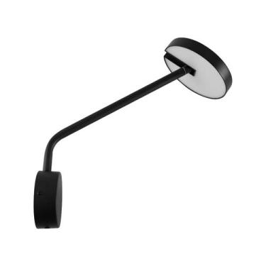 Imagem de Arandela Led Aluminio Preto 12w 3000k Luna - Yamamura