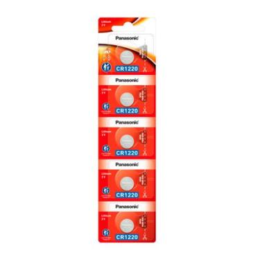 Imagem de Bateria Cr1220 Cartela Com 05 Unidades Panasonic