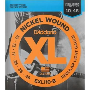 Imagem de Encordoamento Para Guitarra D Addario EXL110-B Aço .010 Nickel Wound
