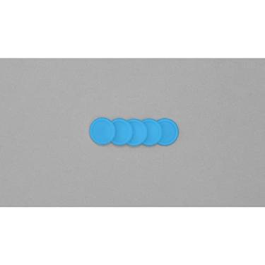 Imagem de Discos Para Caderno Inteligente, CI231032, Médio, 23 mm, Azul Atlântico, Com 12 Unidades