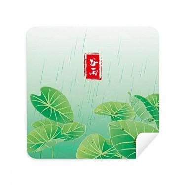 Imagem de Tecido de camurça Circlar Grain Rain Twenty Four Solar Term Glasses Cloth Cleaner 2 unidades