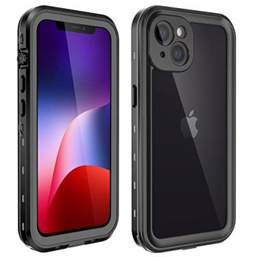 Imagem de Capa de telefone comercial à prova de choque em TPU para iPhone 13 12 11 pro max XR Xs 8 7 6 Plus capa de telefone à prova d'água de cor sólida, preta, para iPhone 13 Pro