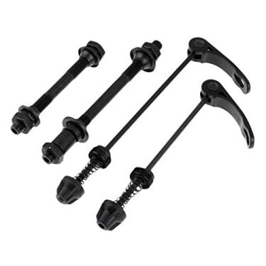 Imagem de Simhoa Conjunto de molas de eixo oco traseiro dianteiro espeto de roda de liberação rápida universal