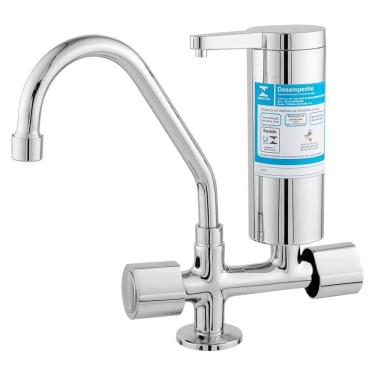 Imagem de Torneira Cozinha Mesa Imperatriz Metal Com Filtro Abs 2178 C40 Bica Alta Cromada