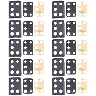 Imagem de For for galaxy A21s SM-A217 10pcs Camera Lens Cover (Black)