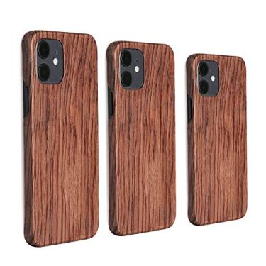 Imagem de Capa de cor sólida feita à mão com listras de fibra para iPhone 13 11 12 Pro Max X XS XR 7 8 Plus SE2 Capa Estética Resistente a Quedas, Rosewood, Para iPhone 13 Pro max