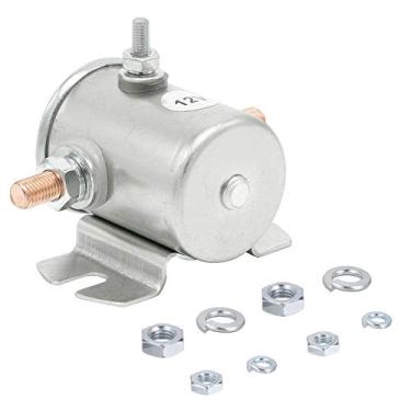 Imagem de Relé de solenoide de serviço contínuo 3 terminais para guincho, marinha, carrinho de golfe SPST 12VDC Max 200A Substitui # 1114240, 1114241, 1114538, 97240-X, 70091714, 974-1215-16,934-121212121215-010 -16