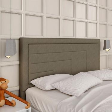 Imagem de Cabeceira Estofada Para Cama Queen Barcelona Capuccino - M. Arapongas