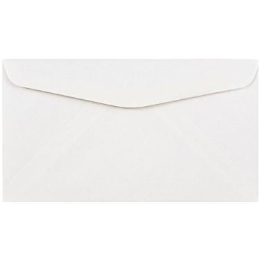 Imagem de Envelopes comerciais JAM Paper #6 3/4 – 9,5 cm x 16,5 cm – Branco, Branco, 50 per Pack