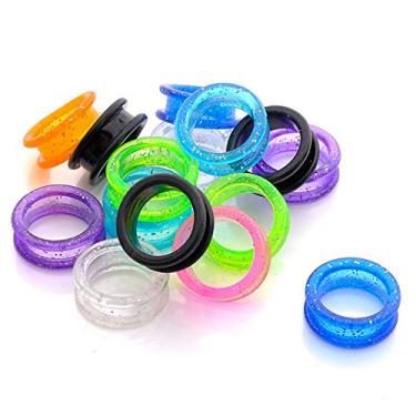 Imagem de 12 peças de tesoura de silicone macio, anéis de dedo, insertos de aperto, tesoura, insertos de dedo, anel protetor de dedo, acessórios para tesoura de corte de cabelo de barbeiro, tesouras de animais de estimação, cor aleatória