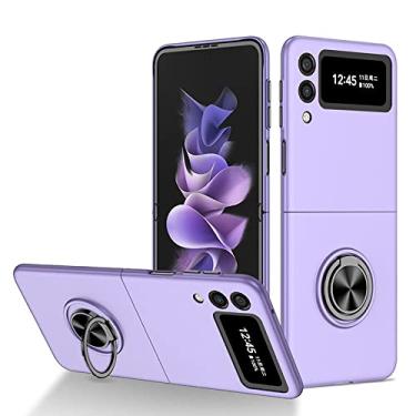 Imagem de Suporte de anel caixa de função de areia para Samsung Galaxy Z Flip4 5G Flip 4 Flip3 Flip 3 capa de telefone móvel anti-queda, T8, para Samsung Fold 2 5G