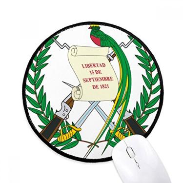 Imagem de Tapete de mouse para computador com emblema nacional da Guatemala para escritório