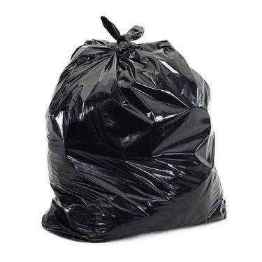 Imagem de Saco para Lixo 100l Preto Medio 100 Und