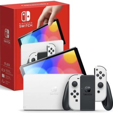 Imagem de Nintendo Switch Oled 64gb Branco - Novo Lacrado Pronta Entrega Com Nota Fiscal Switch