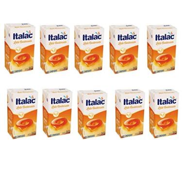 Imagem de Kit com 10 Unidades Leite Condensado SEMI-DESNATADO Italac 395g