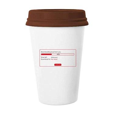 Imagem de Caneca de café com tampa de cerâmica para copo de cerâmica para download do programador