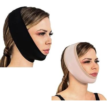 Imagem de Máscara Faixa para Lipo Mentoniana (Papada) Otoplastia e Bichectomia - New Form (GG, Preto)