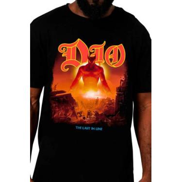 Imagem de Camiseta Dio The Last In Line Blusa Adulto Oficial Licenciado Banda De