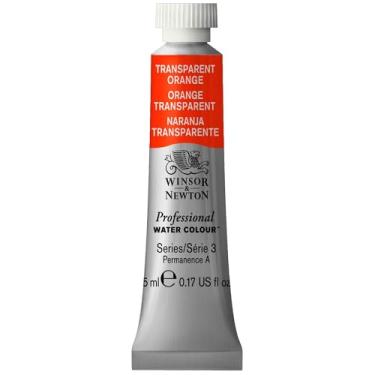 Imagem de Winsor & Newton Aquarela profissional, tubo de 5 ml, laranja transparente