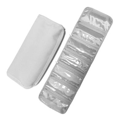 Imagem de XYZsundy Carteira de dinheiro, organizador de viagem para dinheiro com 6 bolsos com zíper para organizador de notas, bolsa de envelope pequena para viagem, orçamento, recibos, cupons e gorjetas,