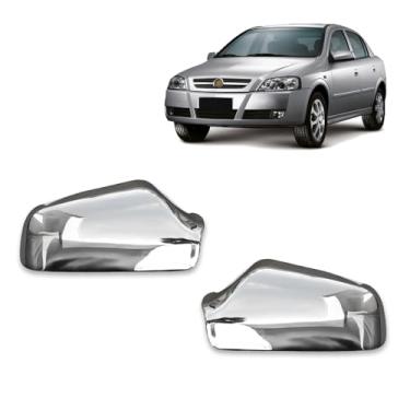 Imagem de Par Aplique Cromado para Capa Retrovisor Chevrolet Astra 1999 2000 2001 2002 2003 2004 2005 2006 2007 2008 2009 2010 2011