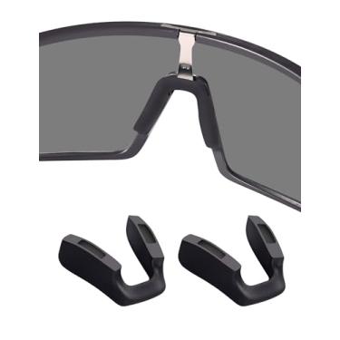 Imagem de Almofadas de nariz de substituição para Oakley Sutro OO9406 / Sutro S OO9462 / Sutro Lite OO9463 / Sutro Asian Fit OO9406A / Sutro Lite Asian Fit OO9463A / Óculos de sol ventilados Sutro - Preto +