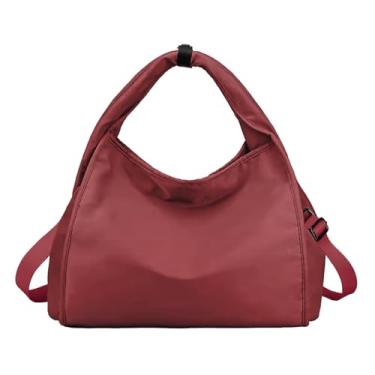 Imagem de Bolsa Feminina Sacola Grande Moda Alça De Ombro Moderna Faculdade Trabalho (VERMELHO)