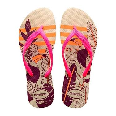 Imagem de Sandalias Havaianas Fantasia Style Bege Palha 41/42