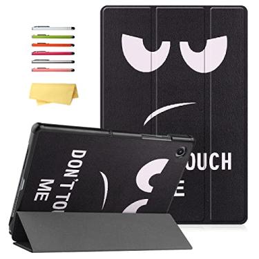 Imagem de Capa para Galaxy Tab A8 de 10,5 polegadas modelo 2022 (SM-X200/X205/X207) com hibernar/despertar automático, capa inteligente magnética UUcovers Folio de couro PU leve e capa rígida à prova de choque,